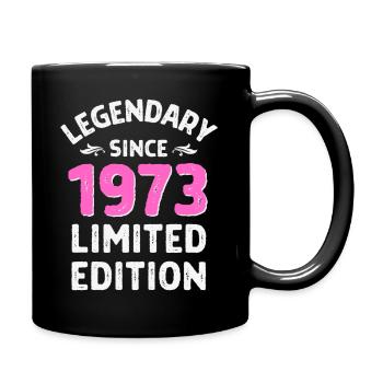 Né en 1973 légende depuis lors - Mug uni - noir - Droite