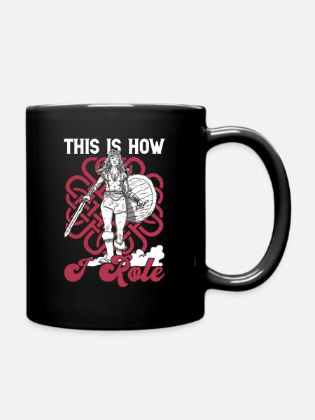 Rpg-rollenspiele Und Larper - Tasse einfarbig - Schwarz