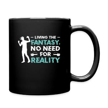 Simulation Fantasy Réalité Science-Fiction - Mug uni - noir - Droite