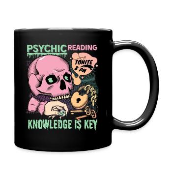 Fortune tellers, occultism, palmistry, tarot cards - Full Colour Mug - black - Right