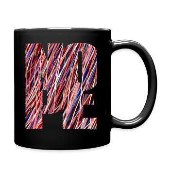 NOPE - sei kein Ja - Sager! - Tasse einfarbig - Schwarz - Rechts