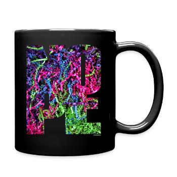 NOPE - sei kein Ja - Sager! - Tasse einfarbig - Schwarz - Rechts