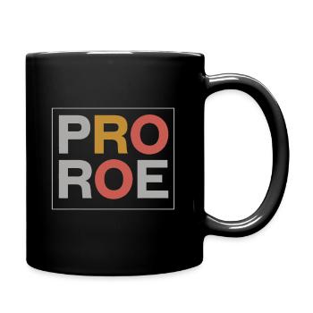 1973 Pro Roe Pro-Choice Feminist - Full Colour Mug - black - Right
