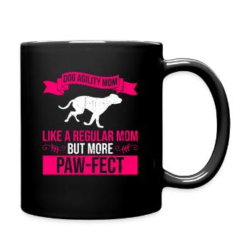 Dog Agility Mom Design Für Hunde-agility-training - Mug uni - noir - Droite