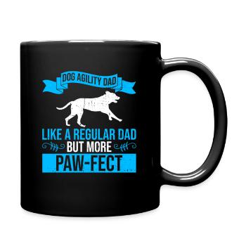 Dog Agility Dad Design Für Hund Agility Training - Mug uni - noir - Droite