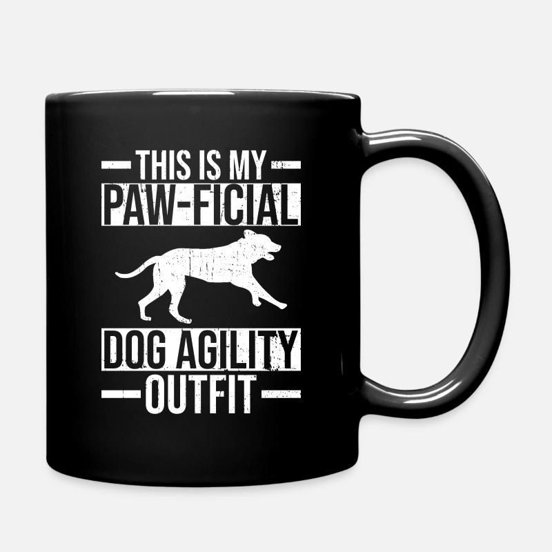 Hunde-agility-outfit Für Hunde-agility-trainer - Tasse einfarbig - Schwarz