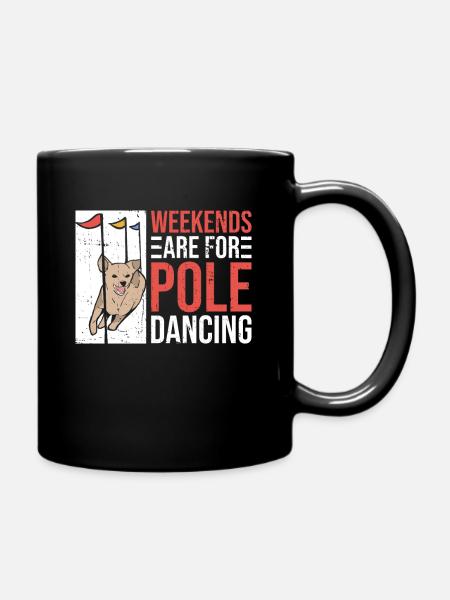 Dog Agility Trainer Design pour Dog Agility - Mug uni - noir
