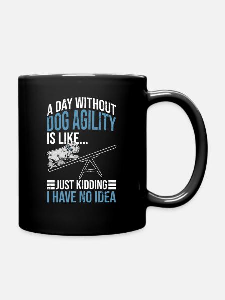 Hunde-agility-design Für Hundebesitzer - Mug uni - noir