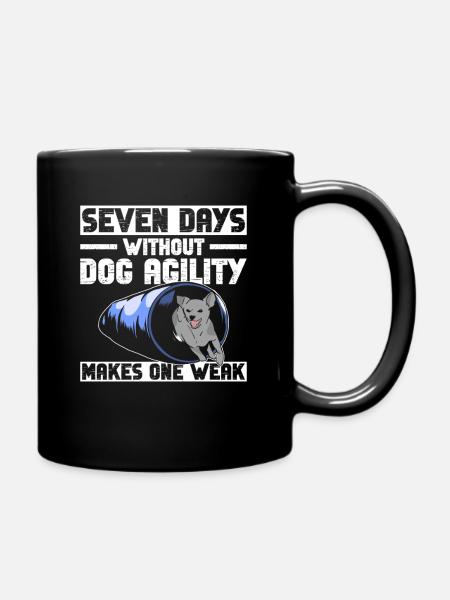 Hunde-agility-trainer-design Für - Full Colour Mug - black