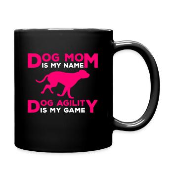 Dog Agility Mom Design Für Hundebesitzer - Mug uni - noir - Droite