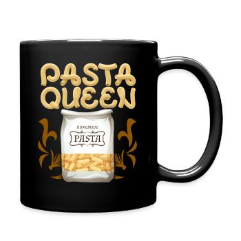 Noodles, homemade pasta funny saying - Full Colour Mug - black - Right