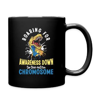 Welt-Down-Syndrom-Tag - Tasse einfarbig - Schwarz - Rechts