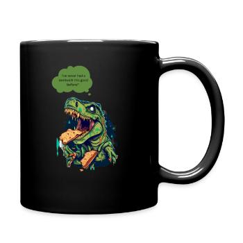 Dino zombie, Halloween T-shirt boys girl - Full Colour Mug - black - Right
