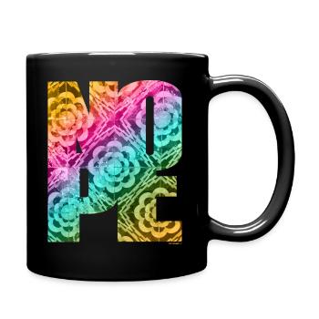 NOPE - sei kein Ja - Sager! - Mug uni - noir - Droite