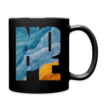 NOPE - sei kein Ja - Sager! - Mug uni - noir - Droite
