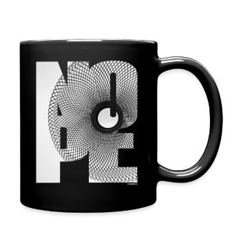 NOPE - sei kein Ja - Sager! - Tasse einfarbig - Schwarz - Rechts
