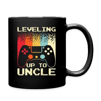 Bester neuer Onkel für Männer, Jungen, die bald Onkel werden - Tasse einfarbig - Schwarz - Rechts