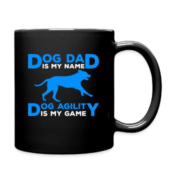 Dog Agility Dad Design Für Hundesport - Mug uni - noir - Droite