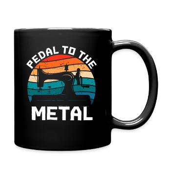 Pedal zur Metallnähmaschine - Tasse einfarbig - Schwarz - Rechts