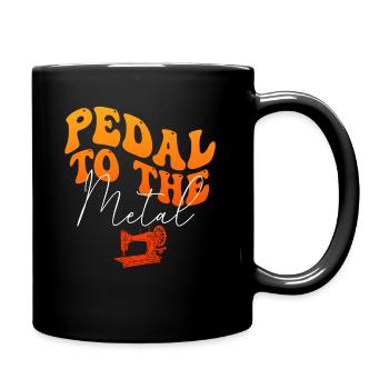 Pedal zur Metallnähmaschine - Tasse einfarbig - Schwarz - Rechts