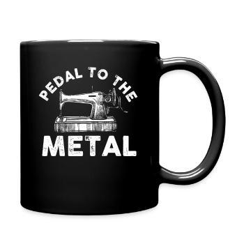Pedal zur Metallnähmaschine - Tasse einfarbig - Schwarz - Rechts