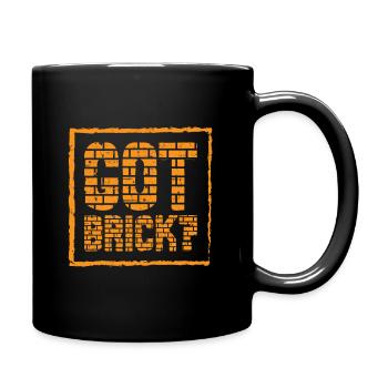 Bricklayer Brick Mason Masonry - Full Colour Mug - black - Right