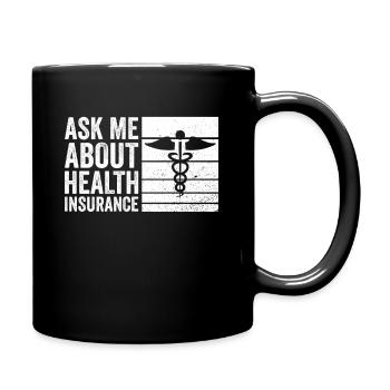 Krankenversicherungsberater Design Für - Full Colour Mug - black - Right
