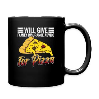 Familienversicherungsagenten-design Für - Mug uni - noir - Droite