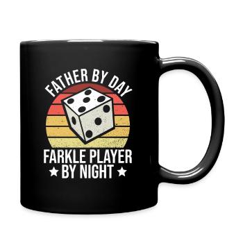 Farkle Dad Design Für Farkle Spieler Vater - Mug uni - noir - Droite