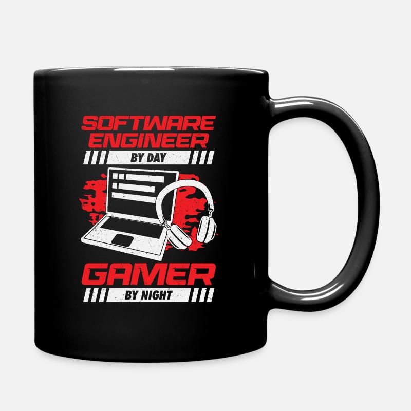 Funny Software Engineer Developer Programmer Gift - Tasse einfarbig - Schwarz