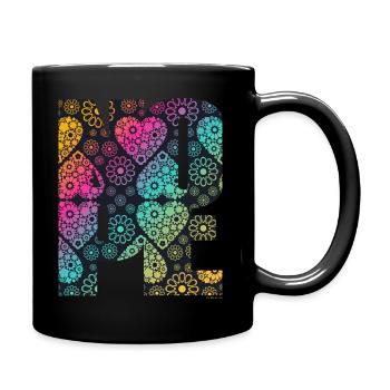 NOPE - sei kein Ja - Sager! - Tasse einfarbig - Schwarz - Rechts