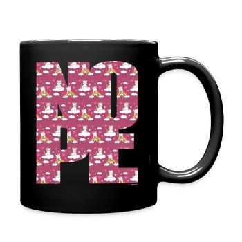 NOPE - sei kein Ja - Sager! - Mug uni - noir - Droite