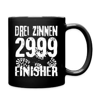 Drei Zinnen Tre Cime di Lavaredo 2999 Wandern Berg - Tasse einfarbig - Schwarz - Rechts