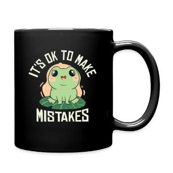 Erreurs Grenouilles Herpétologiste Animaux sauvages Vie Citations - Mug uni - noir - Droite