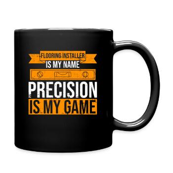 Design Für Bodenleger Für Die Bodenverlegung - Full Colour Mug - black - Right