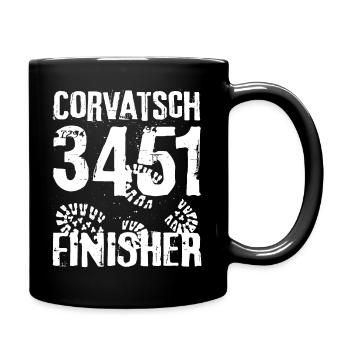 Piz Corvatsch Graubünden Bernina Group Engadin - Full Colour Mug - black - Right