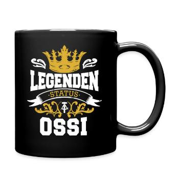 Ostdeutschland Osten Ossi DDR Heimat Ostblock - Tasse einfarbig - Schwarz - Rechts