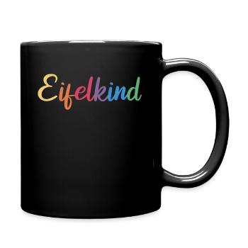Eifel Eifelkind Rheinland Pfalz - Tasse einfarbig - Schwarz - Rechts