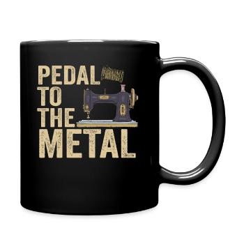 Pedal zur Metallnähmaschine - Tasse einfarbig - Schwarz - Rechts