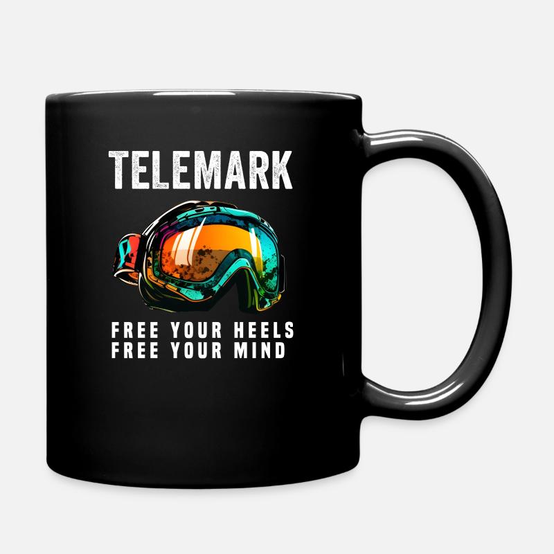 Télémark Ski Free Heel et Mind Goggles - Mug uni - noir