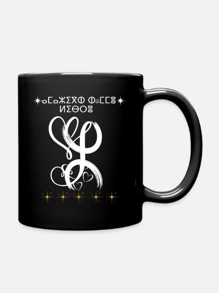 berbère kabyle amazigh premium graffiti - Mug uni - noir