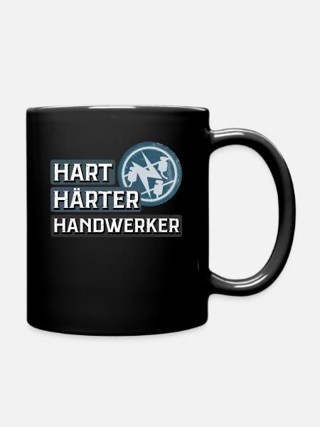 Elektriker T-Shirt - Tasse einfarbig - Schwarz