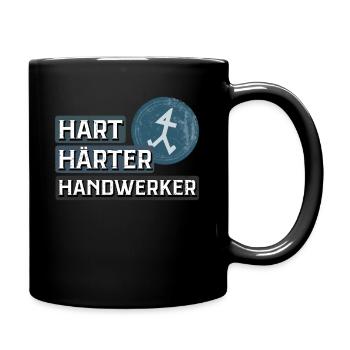 Steinmetz T-Shirt - Tasse einfarbig - Schwarz - Rechts