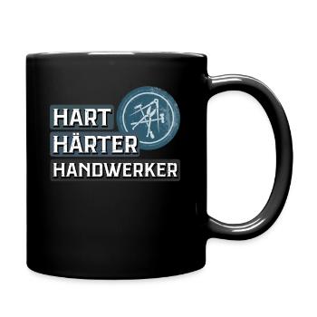 Spengler T-Shirt - Tasse einfarbig - Schwarz - Rechts