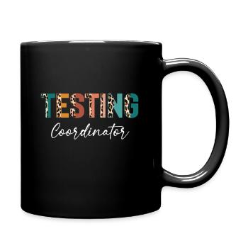 Rock The Test Teacher Coordinateur des tests de la journée de test - Mug uni - noir - Droite