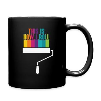 Painter Painting Professional Painter Master - Full Colour Mug - black - Right