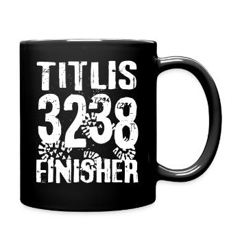 Titlis Engelberg Sustenpass Urner Alpen Schweiz - Tasse einfarbig - Schwarz - Rechts