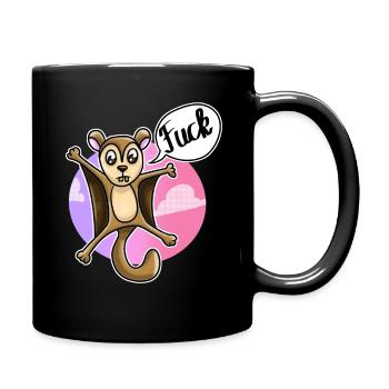 écureuil volant malédiction écureuil fuck juron - Mug uni - noir - Droite