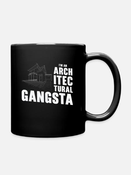 Architektonischer Beruf Gangsta Historische - Tasse einfarbig - Schwarz