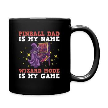Retro-flipper-automaten-design Für Flipperspieler - Mug uni - noir - Droite